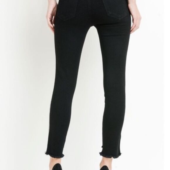 Just Black-Black Jean w/ Double Side White Stripe - Picture 9 of 10